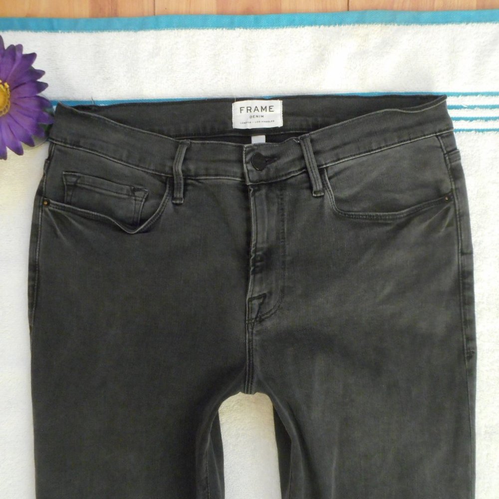 FRAME JEANS Le Skinny Gray Size 31 - Picture 9 of 14